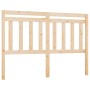 Solid pine wood bed headboard 146x4x100 cm by vidaXL, Headboards and footboards - Ref: Foro24-814094, Price: 33,32 €, Discoun...