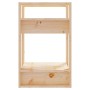 Estantería/divisor de espacios madera maciza pino 41x35x57 cm de vidaXL, Librerías y estanterías - Ref: Foro24-813854, Precio...