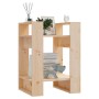 Estantería/divisor de espacios madera maciza pino 41x35x57 cm de vidaXL, Librerías y estanterías - Ref: Foro24-813854, Precio...