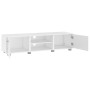 Mueble para TV madera de ingeniería blanco 140x40x35 cm de vidaXL, Muebles TV - Ref: Foro24-340628, Precio: 138,27 €, Descuen...