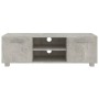 Concrete gray plywood TV cabinet 110x40x35 cm by vidaXL, TV Furniture - Ref: Foro24-340624, Price: 79,33 €, Discount: %