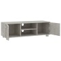 Concrete gray plywood TV cabinet 110x40x35 cm by vidaXL, TV Furniture - Ref: Foro24-340624, Price: 79,33 €, Discount: %