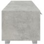 Concrete gray plywood TV cabinet 110x40x35 cm by vidaXL, TV Furniture - Ref: Foro24-340624, Price: 79,33 €, Discount: %