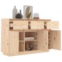 Solid pine wood sideboard 110x34x75 cm by vidaXL, Sideboards - Ref: Foro24-813814, Price: 158,04 €, Discount: %