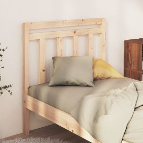 Solid pine wood bed headboard 81x4x100 cm by vidaXL, Headboards and footboards - Ref: Foro24-814069, Price: 29,99 €, Discount: %