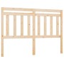 Solid pine wood bed headboard 156x4x100 cm by vidaXL, Headboards and footboards - Ref: Foro24-814099, Price: 59,52 €, Discoun...