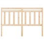 Solid pine wood bed headboard 156x4x100 cm by vidaXL, Headboards and footboards - Ref: Foro24-814099, Price: 59,52 €, Discoun...