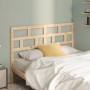 Solid pine wood bed headboard 146x4x100 cm by vidaXL, Headboards and footboards - Ref: Foro24-814194, Price: 46,62 €, Discoun...