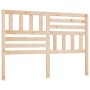 Cabecero de cama madera maciza de pino 126x4x100 cm de vidaXL, Cabeceros y pies de cama - Ref: Foro24-814134, Precio: 49,95 €...