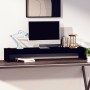 Monitor stand solid black pine wood 100x27x15 cm by vidaXL, TV Furniture - Ref: Foro24-813933, Price: 39,85 €, Discount: %