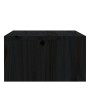 Soporte de monitor madera maciza de pino negro 100x27x15 cm de vidaXL, Muebles TV - Ref: Foro24-813933, Precio: 39,85 €, Desc...