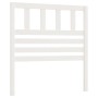 Solid white pine wood bed headboard 81x4x100 cm by vidaXL, Headboards and footboards - Ref: Foro24-814120, Price: 38,99 €, Di...