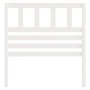 Solid white pine wood bed headboard 81x4x100 cm by vidaXL, Headboards and footboards - Ref: Foro24-814120, Price: 38,99 €, Di...