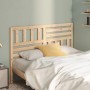 Solid pine wood bed headboard 146x4x100 cm by vidaXL, Headboards and footboards - Ref: Foro24-814144, Price: 39,99 €, Discoun...