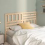 Solid pine wood bed headboard 146x4x100 cm by vidaXL, Headboards and footboards - Ref: Foro24-814144, Price: 39,99 €, Discoun...