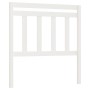 Solid white pine wood bed headboard 81x4x100 cm by vidaXL, Headboards and footboards - Ref: Foro24-814070, Price: 51,21 €, Di...