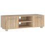 Sonoma oak plywood TV cabinet 110x40x35 cm by vidaXL, TV Furniture - Ref: Foro24-340619, Price: 113,73 €, Discount: %