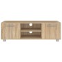 Sonoma oak plywood TV cabinet 110x40x35 cm by vidaXL, TV Furniture - Ref: Foro24-340619, Price: 113,73 €, Discount: %