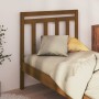 Honey brown solid pine wood bed headboard 81x4x100 cm by vidaXL, Headboards and footboards - Ref: Foro24-814072, Price: 34,75...