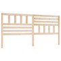 Cabecero de cama madera maciza de pino 186x4x100 cm de vidaXL, Cabeceros y pies de cama - Ref: Foro24-814159, Precio: 50,83 €...