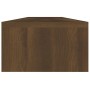 Oak brown wood screen support 110x23.5x9 cm by vidaXL, TV Furniture - Ref: Foro24-340650, Price: 35,70 €, Discount: %