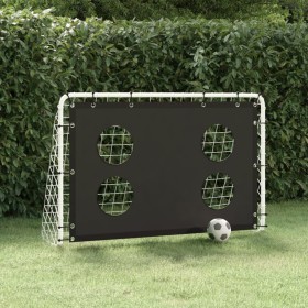 Portería con red de entrenamiento acero 184x61x122 cm de vidaXL, Porterías de fútbol - Ref: Foro24-93376, Precio: 88,99 €, De...