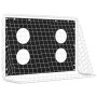 Portería con red de entrenamiento acero 184x61x122 cm de vidaXL, Porterías de fútbol - Ref: Foro24-93376, Precio: 76,82 €, De...