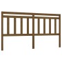 Honey brown solid pine wood bed headboard 206x4x100 cm by vidaXL, Headboards and footboards - Ref: Foro24-814117, Price: 48,9...