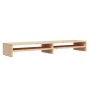 Solid pine wood monitor stand 100x24x13 cm by vidaXL, TV Furniture - Ref: Foro24-813919, Price: 29,74 €, Discount: %