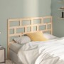 Solid pine wood bed headboard 141x4x100 cm by vidaXL, Headboards and footboards - Ref: Foro24-814189, Price: 40,47 €, Discoun...