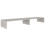 Soporte para pantalla madera gris hormigón 110x23,5x9 cm de vidaXL, Muebles TV - Ref: Foro24-340648, Precio: 38,99 €, Descuen...