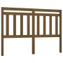 Honey brown solid pine wood bed headboard 146x4x100 cm by vidaXL, Headboards and footboards - Ref: Foro24-814097, Price: 47,7...