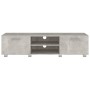 Concrete gray plywood TV cabinet 140x40x35 cm by vidaXL, TV Furniture - Ref: Foro24-340632, Price: 111,99 €, Discount: %