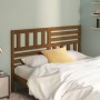 Honey brown solid pine wood bed headboard 156x4x100 cm by vidaXL, Headboards and footboards - Ref: Foro24-814152, Price: 64,4...