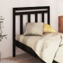 Cabecero de cama madera maciza de pino negro 96x4x100 cm de vidaXL, Cabeceros y pies de cama - Ref: Foro24-814078, Precio: 25...