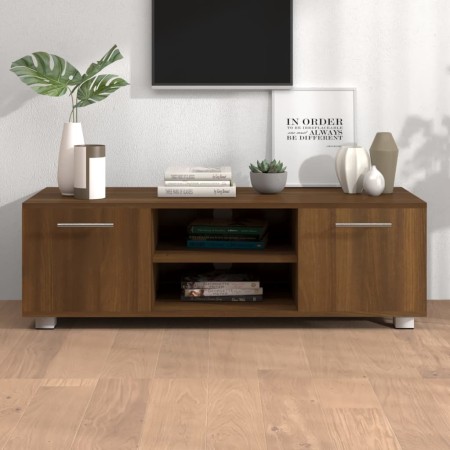 Mueble para TV madera de ingeniería roble marrón 110x40x35 cm de vidaXL, Muebles TV - Ref: Foro24-340626, Precio: 72,25 €, De...