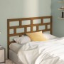 Honey brown solid pine wood bed headboard 156x4x100 cm by vidaXL, Headboards and footboards - Ref: Foro24-814202, Price: 46,2...