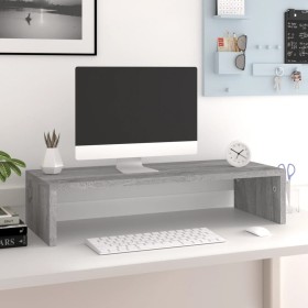 Sonoma gray plywood display support 60x23.5x12 cm by vidaXL, TV Furniture - Ref: Foro24-340639, Price: 25,48 €, Discount: %