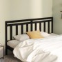 Solid black pine wood bed headboard 186x4x100 cm by vidaXL, Headboards and footboards - Ref: Foro24-814113, Price: 50,99 €, D...