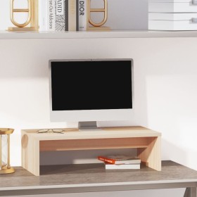 Solid pine wood monitor stand 50x27x15 cm by vidaXL, TV Furniture - Ref: Foro24-813924, Price: 21,56 €, Discount: %