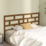 Honey brown solid pine wood bed headboard 206x4x100 cm by vidaXL, Headboards and footboards - Ref: Foro24-814217, Price: 51,9...