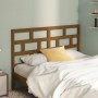 Honey brown solid pine wood bed headboard 146x4x100 cm by vidaXL, Headboards and footboards - Ref: Foro24-814197, Price: 54,8...