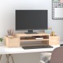 Monitorständer aus massivem Kiefernholz 70x27,5x15 cm von vidaXL, Computersockel und -erhöhungen - Ref: Foro24-813964, Preis:...