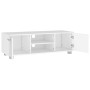 White plywood TV cabinet 110x40x35 cm by vidaXL, TV Furniture - Ref: Foro24-340620, Price: 96,99 €, Discount: %