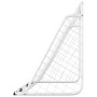 Soccer goal with white steel net 180x90x120 cm by vidaXL, soccer goals - Ref: Foro24-93370, Price: 60,27 €, Discount: %