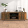 Smoked oak engineered wood TV cabinet 110x40x35 cm by vidaXL, TV Furniture - Ref: Foro24-340625, Price: 72,58 €, Discount: %