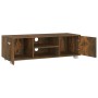 Smoked oak engineered wood TV cabinet 110x40x35 cm by vidaXL, TV Furniture - Ref: Foro24-340625, Price: 72,58 €, Discount: %