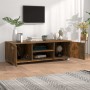 Smoked oak engineered wood TV cabinet 110x40x35 cm by vidaXL, TV Furniture - Ref: Foro24-340625, Price: 72,58 €, Discount: %