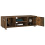 Smoked oak engineered wood TV cabinet 110x40x35 cm by vidaXL, TV Furniture - Ref: Foro24-340625, Price: 72,58 €, Discount: %