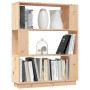 Estantería/divisor de espacios madera maciza pino 80x25x101 cm de vidaXL, Librerías y estanterías - Ref: Foro24-814054, Preci...